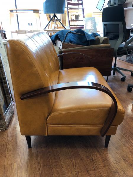 Bカンパニー　2人掛けソファ　ブラウン B-COMPANY (ビーカンパニー) 2人掛けソファー ライトブラウン×ブラウン