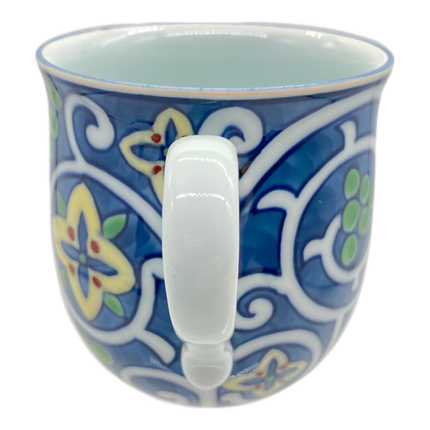 源右衛門 マグカップ 源右衛門窯作 染錦渦葉散 マグカップ | 有田焼の有光堂 | 源右衛門窯