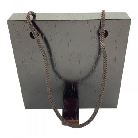 源右衛門窯 (ゲンエモンガマ) 染錦雛人形陶額 12×12cm 「四季のや