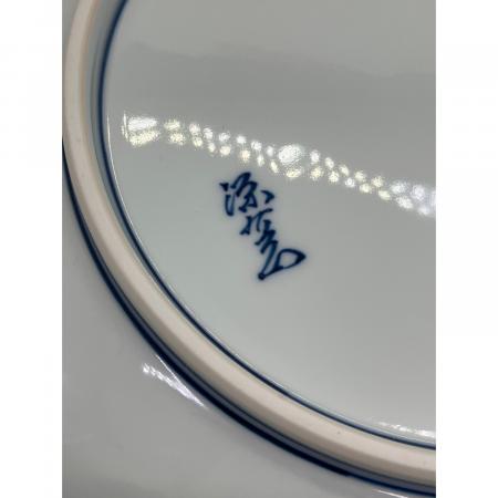 源右衛門窯 (ゲンエモンガマ) 皿 約26×22cm 染付蟹絵 青｜トレファクONLINE