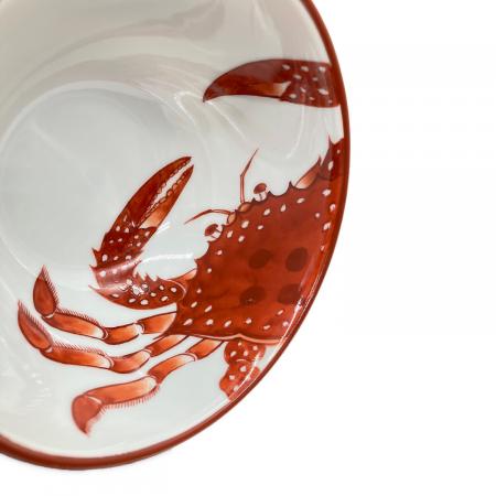 源右衛門窯 (ゲンエモンガマ) スープカップ 染付蟹絵 赤｜トレファクONLINE