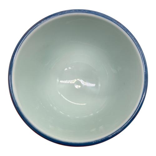 源右衛門窯 (ゲンエモンガマ) 焼酎杯 8cm 赤濃祥瑞丸紋