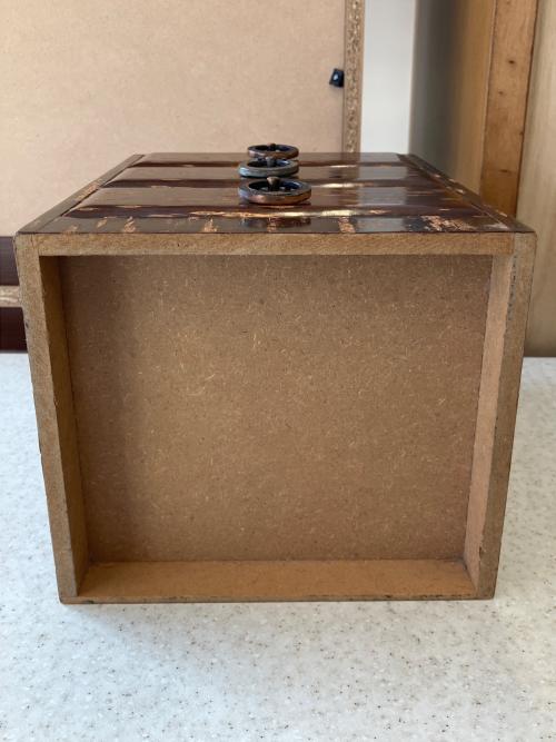 桜皮細工 (オウヒザイク) 3段小箪笥　