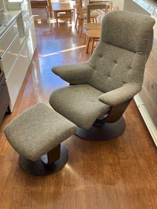 karimoku (カリモク) リクライニングチェアー RU7200 267 グレー×ブラウン THE FIRST