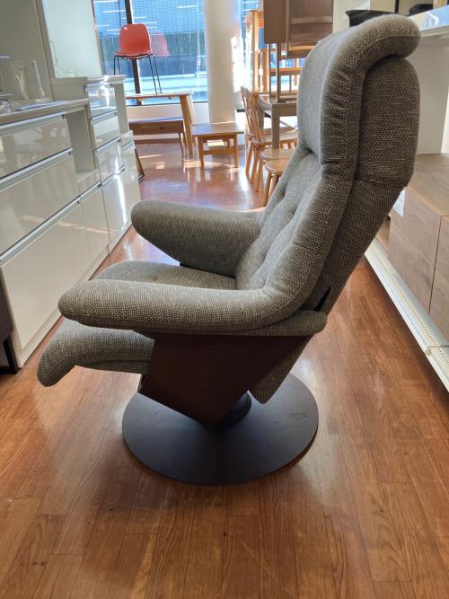 karimoku (カリモク) リクライニングチェアー RU7200 267 グレー×ブラウン THE FIRST