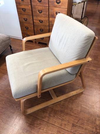 無印良品 (ムジルシリョウヒン) ダイニングチェアー ホワイト×ナチュラル リビングでもダイニングでもつかえるシリーズ