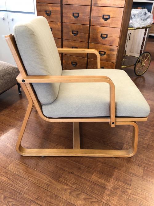 無印良品 (ムジルシリョウヒン) ダイニングチェアー ホワイト×ナチュラル リビングでもダイニングでもつかえるシリーズ