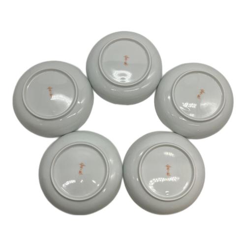 深川製磁 (フカガワセイジ) 銘々皿 寿赤絵