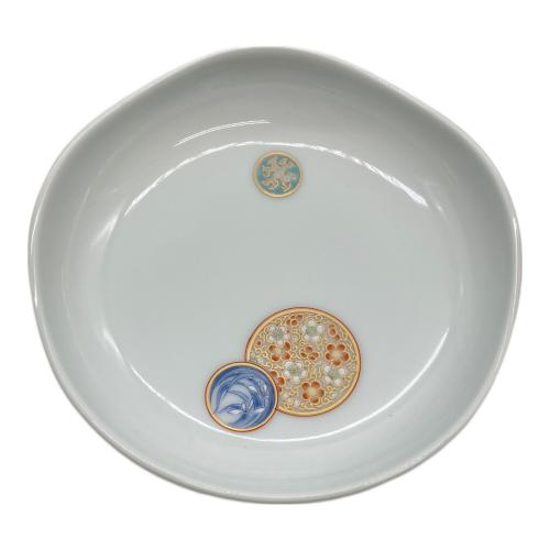 深川製磁 (フカガワセイジ) 銘々皿 寿赤絵