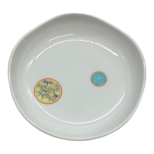 深川製磁 (フカガワセイジ) 銘々皿 寿赤絵