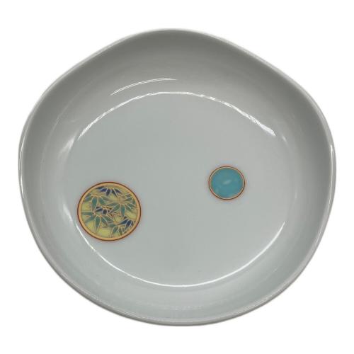 深川製磁 (フカガワセイジ) 銘々皿 寿赤絵