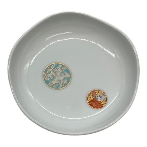 深川製磁 (フカガワセイジ) 銘々皿 寿赤絵