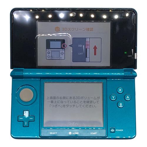 Nintendo (ニンテンドー) Nintendo 3DS CTR-001 アクアブルー 本体キズ