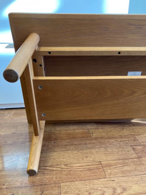 UNICO (ウニコ) ローテーブル W1100 ブラウン KIRP