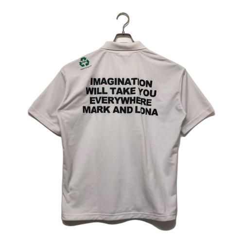 MARK&LONA (マークアンドロナ) ゴルフウェア(トップス) MLM-2B-AP12 メンズ SIZE 48 ホワイト