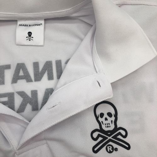 MARK&LONA (マークアンドロナ) ゴルフウェア(トップス) MLM-2B-AP12 メンズ SIZE 48 ホワイト