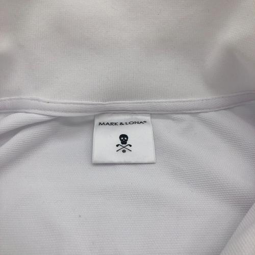 MARK&LONA (マークアンドロナ) ゴルフウェア(トップス) MLM-2B-AP12 メンズ SIZE 48 ホワイト