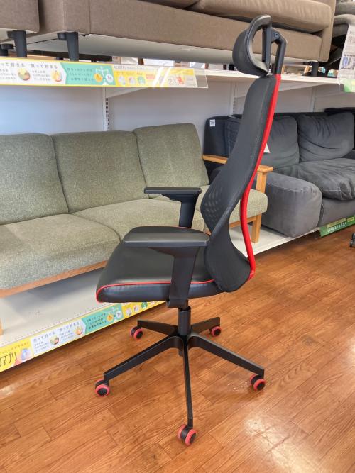 IKEA (イケア) ゲーミングチェア ブラック×レッド MATCHSPEL