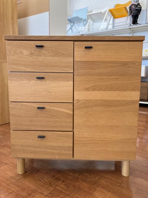 ISSEIKI キャビネット ナチュラル CLURA80