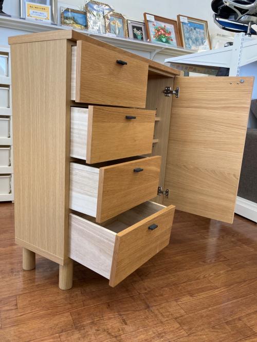 ISSEIKI キャビネット ナチュラル CLURA80