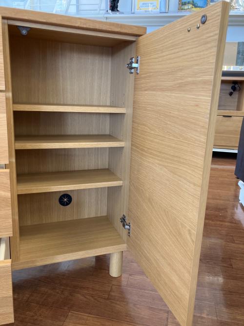 ISSEIKI キャビネット ナチュラル CLURA80