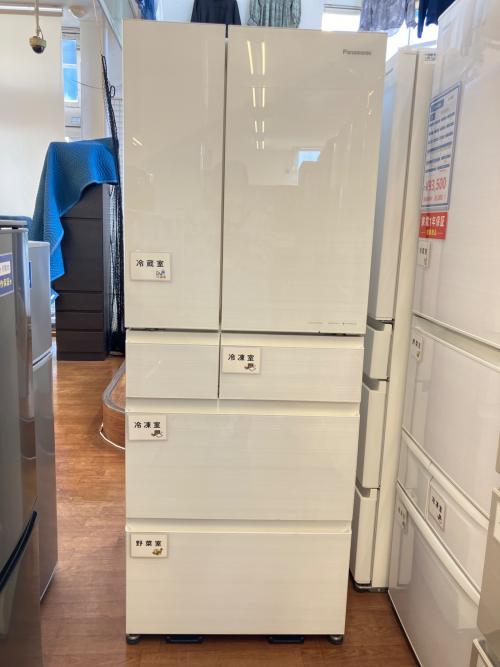 Panasonic (パナソニック) 6ドア冷蔵庫 NR-F489HPX-W 2023年製 475L