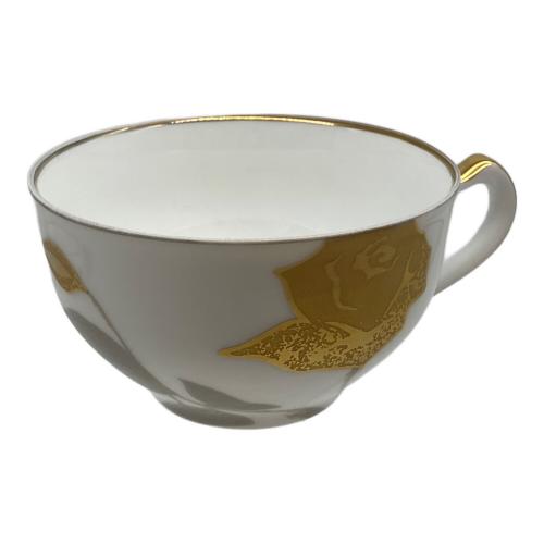 大倉陶園 (オオクラトウエン) カップ&ソーサー 金蝕バラ