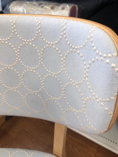 MARUNI (マルニ) ラウンディッシュチェア 307 ライトグレー×ナチュラル