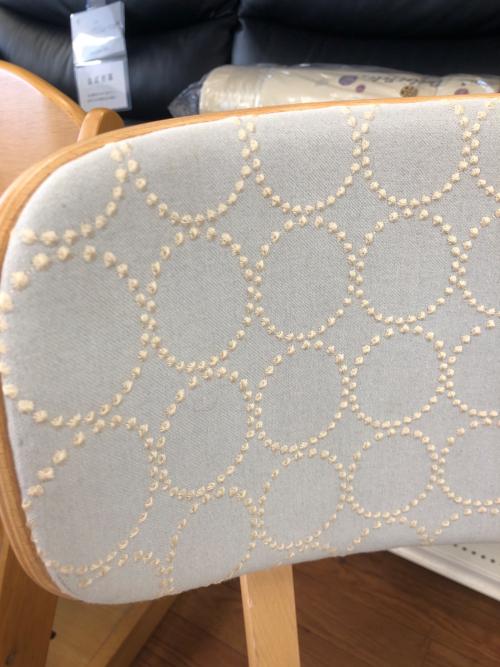 MARUNI (マルニ) ラウンディッシュチェア 307 ライトグレー×ナチュラル