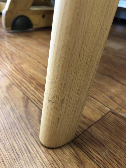 MARUNI (マルニ) ラウンディッシュチェア 307 ライトグレー×ナチュラル