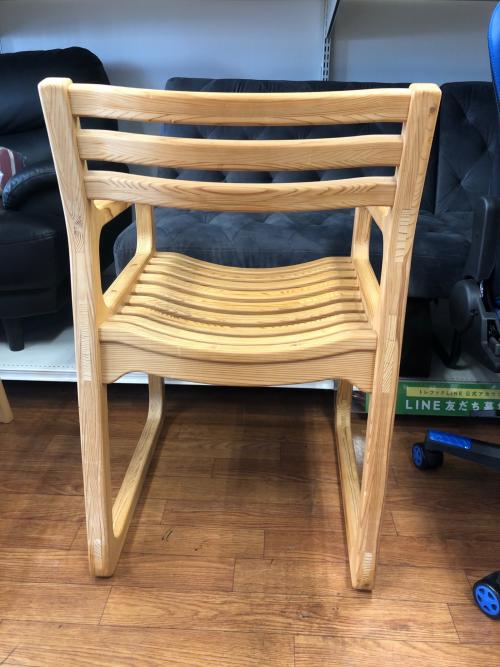 WISEWISE ループアームチェア 307 ナチュラル KURIKOMA