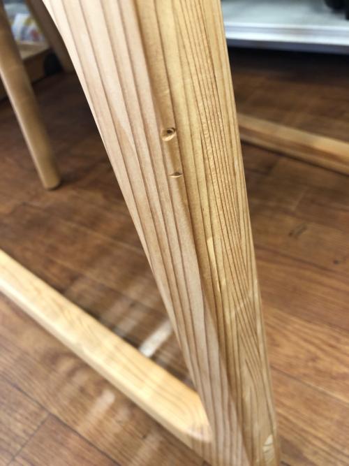 WISEWISE ループアームチェア 307 ナチュラル KURIKOMA