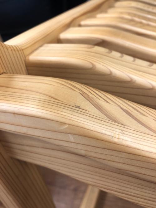 WISEWISE ループアームチェア 307 ナチュラル KURIKOMA