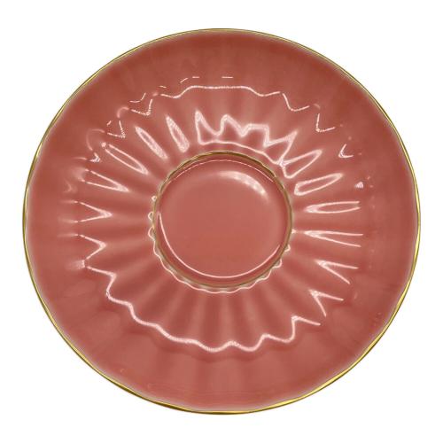 香蘭社 (コウランシャ) カップ&ソーサー ホワイト×ピンク 花柄 カトレア