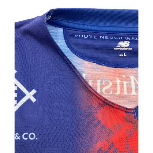 FC東京 (エフシートウキョウ) 1stモデルオーセンティックユニフォーム ゲームシャツ AMT45230 2024シーズン ディエゴ・オリヴェイラ 9 メンズ SIZE L レッド×ブルー