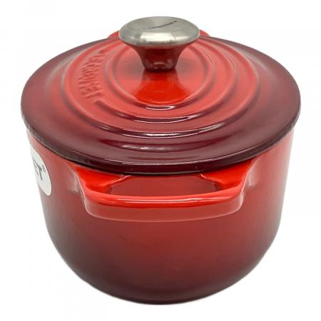 LE CREUSET (ルクルーゼ) 楕円両手鍋 17cm レッド シグニチャー