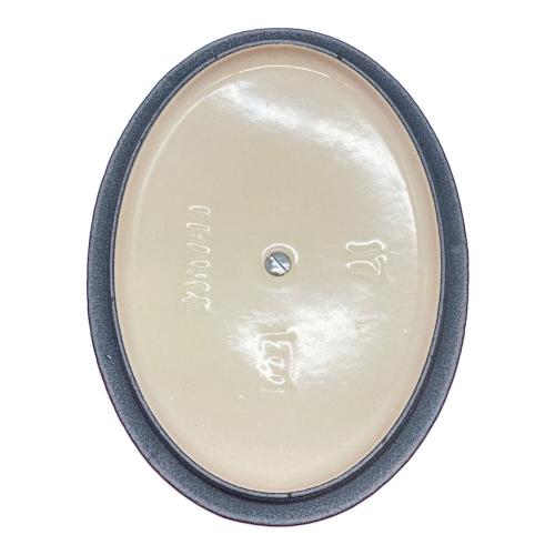 LE CREUSET (ルクルーゼ) 楕円両手鍋 17cm レッド シグニチャー・ココット・オーバル