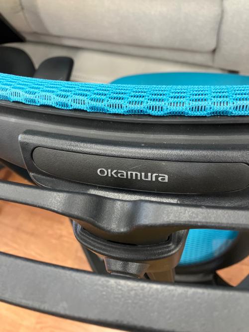 okamura (オカムラ) ワークチェアー 328 グリーン×ブラック Sylphy