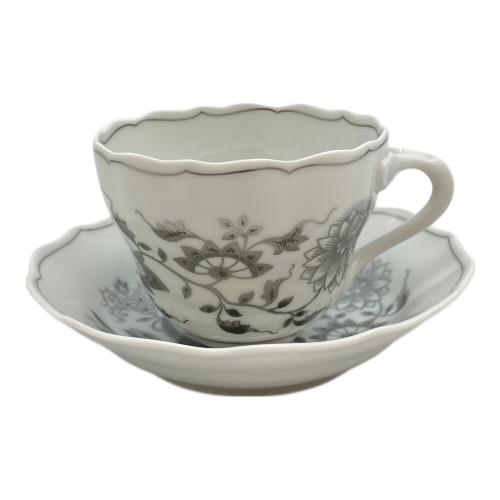 HUTSCHEN REUTHER (フッチェンロイター) カップ&ソーサー 2005限定 ホワイト×グレー