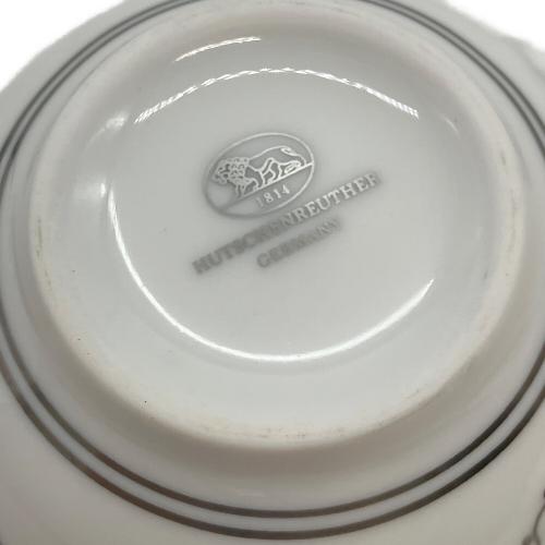 HUTSCHEN REUTHER (フッチェンロイター) カップ&ソーサー 2005限定 ホワイト×グレー