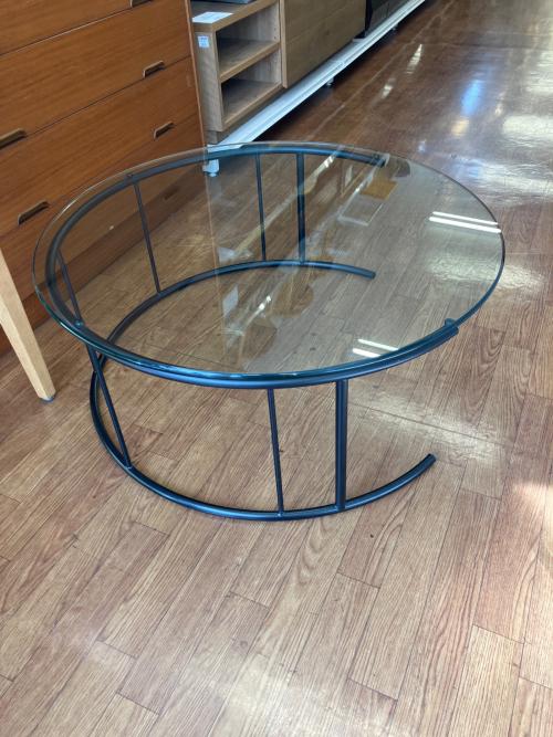 HUKLA (フクラ) リビングテーブル TMRB-L/GC900 Φ900×H380 ブラック TMRB