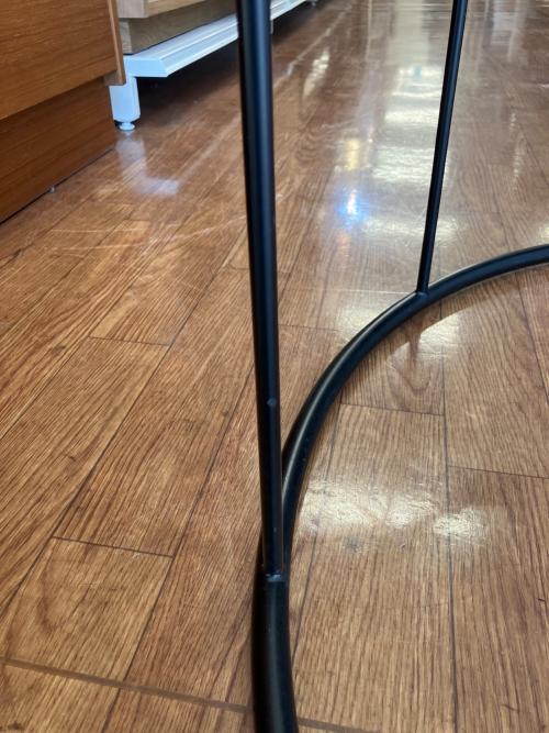 HUKLA (フクラ) リビングテーブル TMRB-L/GC900 Φ900×H380 ブラック TMRB