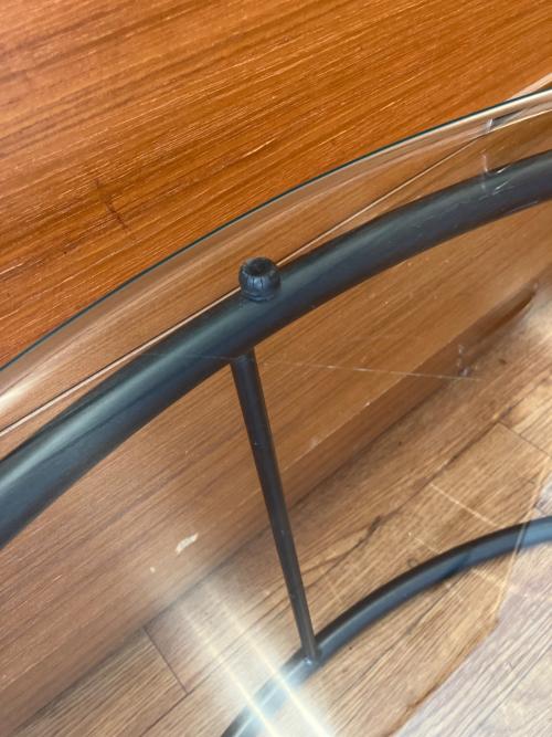 HUKLA (フクラ) リビングテーブル TMRB-L/GC900 Φ900×H380 ブラック TMRB