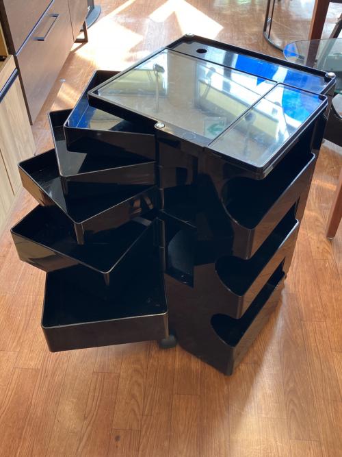 ボビーワゴン ブラック　ジョエ・コロンボ	3段5トレイ