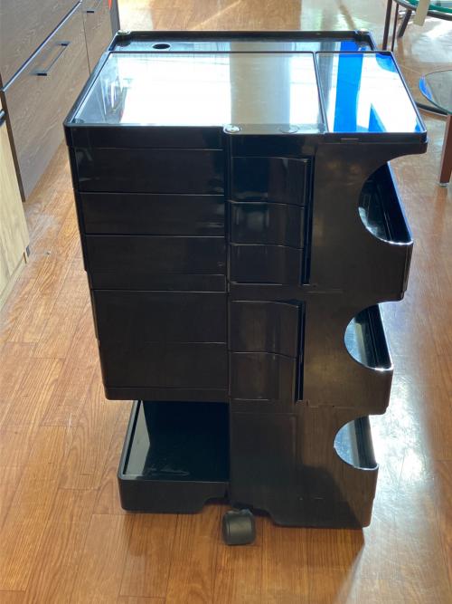 ボビーワゴン ブラック　ジョエ・コロンボ	3段5トレイ