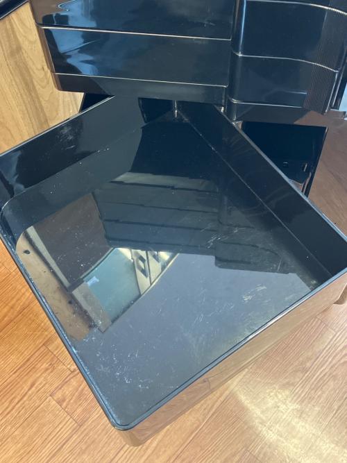 ボビーワゴン ブラック　ジョエ・コロンボ	3段5トレイ