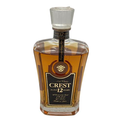 SUNTORY（サントリー） ジャパニーズウィスキー　クレスト　CREST AGED 12YEARS　 700ml