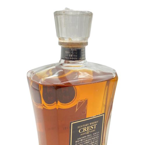 SUNTORY（サントリー） ジャパニーズウィスキー　クレスト　CREST AGED 12YEARS　 700ml