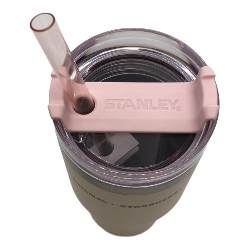STANLEY（スタンレー）× STARBUCKS COFFEE（スターバックスコーヒー）3Wayステンレスステンレスタンブラー 473ml ベージュ×ピンク 2024 さくら限定
