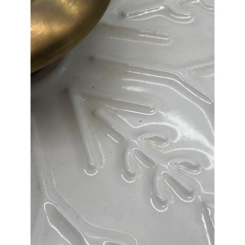 LE CREUSET (ルクルーゼ) 両手鍋 ホワイト シグニチャー ビュッフェ・キャセロール スノーフレーク